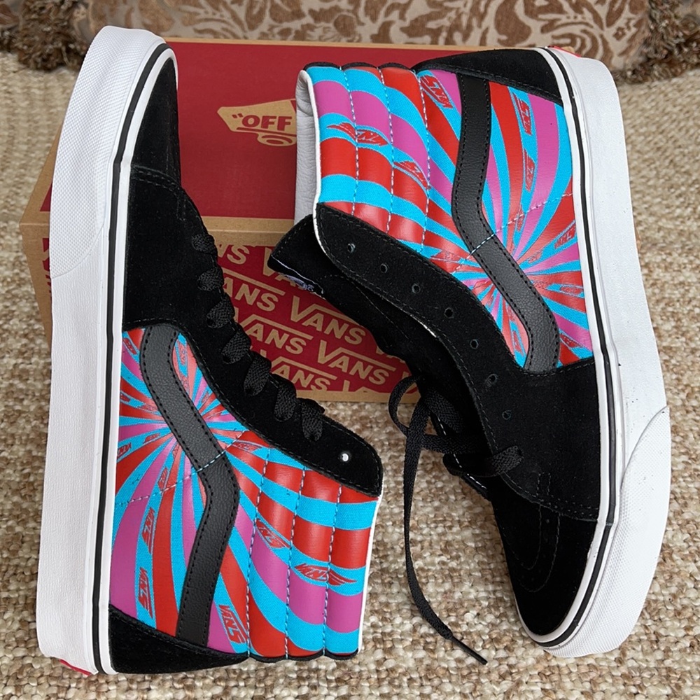 Vans Sk8-Hi Retro Mart Black/True White WMNS - Picture 12 of 16